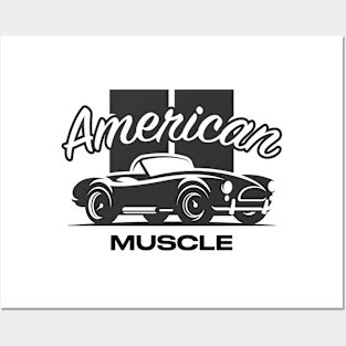 American Muscle, Shelby Cobra Posters and Art